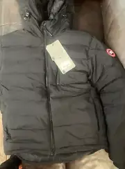 Canadá Goose Lodge Packable Windproof 750 Fill Power Down Hooded Jacket
