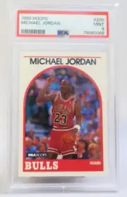 1989 Hoops MICHAEL JORDAN #200 -MINT- PSA 9
