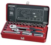 Sidchrome 20-PIECE METRIC SOCKET SET SCMT14208 1/2" Square Drive *Aust Brand