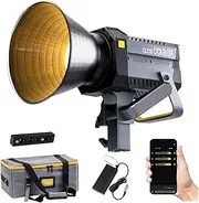 COLBOR CL220 PRO 220W Bi-Color Led Video Light Lamp, 2700-6500K LED Light, with Built-in Mesh Remote Networking Module, Supports V-Port Battery and edgeMAX App