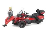 Can-Am Spyder RT Limited 3-Wheel Motorcycle with Driver Figure 1/32