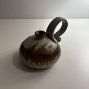 Handmade Studio Art Pottery Oil Lamp
