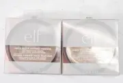 Lot of 2 e.l.f. Halo Glow Setting Powder Medium Blurred Finish Makeup .24oz