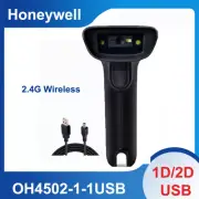 Honeywell OH4502 2D 2.4G LED Wireless Barcode Scanner Reader w/ Cable & Receiver