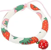 VILLFUL Adorable Adjustable Pet Collar with Bell for Cats and Dogs Comfortable Skin Friendly Design for Outdoor Activities and Festive Events Lovely Puppy Collar