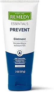 Medline Soothe & Cool Moisture Barrier Ointment, with Vitamins A, D & E and Aloe, 2 oz, 12 Count