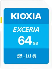 SD Card KIOXIA 64GB EXCERIA SDHC Class 10 UHS-I DSLR Video Camera Memory 100mb/s