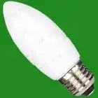 2x 5W (=30w) Low Energy Power CFL Candle Light Bulbs ES E27 Edison Screw Lamp