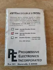 Progressive Electronics Amtrak Double Strobe Blue 9405 Diesel Model Train NEW