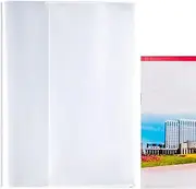 Textbook Protective Cover - Waterproof Clear Book Sleeve for School Books, Textbooks, and Reference Books | Book Covers for Protection, Transparent Book Protector for Study Materials