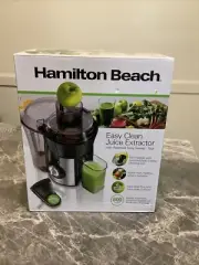 Hamilton Beach Easy Clean 800W Juice Extractor Dark Grey