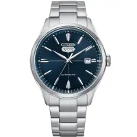在飛比找momo購物網優惠-【CITIZEN 星辰】時尚機械腕錶-藍 40.2mm/NH