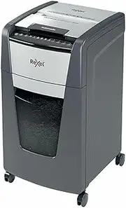 Rexel Optimum Auto Feed+ 300 Sheet Automatic Cross Cut Paper Shredder, P-4 Security, Small Office Use, 60 Litre Removable Bin, Castor Wheels, 2020300XAU