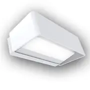 TOPA Exterior LED Surface Mounted Up/Down Wall Light White 13W 3000K IP65 - TOPA0002