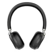 Yealink BH76 Teams Certified Bluetooth Wireless Stereo Headset, Black, ANC, USB-A, Rectractable Microphone, 35 hours battey life **EOS** TEAMS-BH76-BL