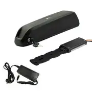 TDR 48V 10Ah Lithium-Ion Battery for Electric Bike, Downtube Model with Charger, Compatible with 200W 500W 750W 1000W Motors
