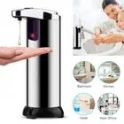 Automatic Soap Liquid Dispenser Handsfree Touchless IR Sensor Hand Wash Steel AU