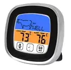 Food Cooking BBQ Thermometer Touch Screen Temperature Meter with Timer Probe 27