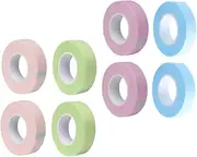 Mikinona Eyelash Extension Tapes 12 Rolls Hypoallergenic Breathable Lash Grafting Tape Set Ideal for Salons Home Use Green