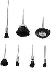 SOPOTUTU 8Pcs Bristle Brush for Jewelry and Surface Cleaning Nylon Bristle Tools for Polishing Jade Carvings and Articles for Dust