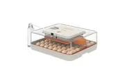 56-70 Eggs Incubator Hatcher Breeder Automatic Egg Hatching Chicken Duck Bird Quail Poultry Auto Turner Stop Humidity Control Water Refill Candling Light