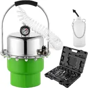 Pneumatic Air Pressure Bleeder, Brake Pressure Bleeding Tool Portable Brake and Clutch Bleeder Valve System Kit Garage Workshop Mechanics Brake Oil and Fluid Extractor Bleeder