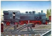 Germany AK Steam Engine Lokomotive T-18 Dampflok Michel & Co. Frankfurt postcard