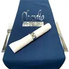Navy Blue Cotton Feel Table Runners - Sizes 90"x 12", 70"x12", 52"x12"