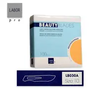 [Labor] Sterilized beauty blade scalpel blades, pack of 100 pieces, size 10