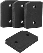 4 Pieces Miele T1 Heat Pump Tumble Dryer Bottom Filter - 9164761 Replacement Toe-Kick Lint Foam Filter