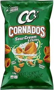 CC's Cornados Sour Cream and Chives Corn Chips 110 g