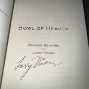 Bowl of Heaven by Gregory Benford Larry Niven Signed and shipstar