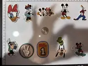 Mickey Mouse & Friends vinyl Stickers. Set Of 10. Scrapbooking/decals