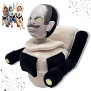 Skibidi Toilet TV Man Plush - 21cm Soft Stuffed Doll for Fans