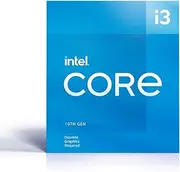 Intel i3-10105F CPU 3.7GHz (4.4GHz Turbo) LGA1200 10th Gen 4-Cores 8-Threads 6MB 65W Graphic Card Required Box 3yrs Comet Lake Refresh BX8070110105F