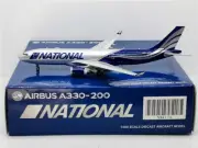 1:400 JC Wings NATIONAL A330-200 Passenger Airplane Diecast Aircraft Model