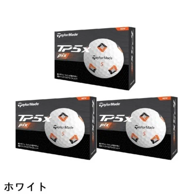 TaylorMade TP5x pix balls 3 dozen set 3 dozen (36 pieces) White NEW