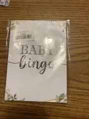 baby bingo 30 cards total new in package greenery on the corners.
