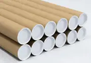 Mailing Tubes with Caps, 2 inch x 18 inch (12 Pack) | MagicWater Supply