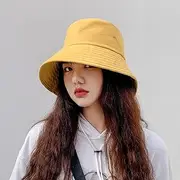 [Ling88] Women's Sun Hat Bucket Hat Women Summer Korean Fisherman Hat Black Sun Protection Casual Ladies Hats Japan Style Panama Cap Gorros Flat Top-3