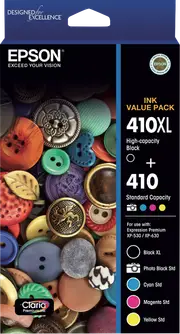 Epson 410XL 5 x colour ink Value Pack