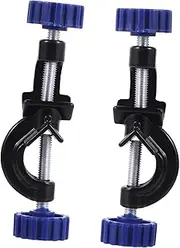 iplusmile 2pcs Adjustable Bosshead Clamp Holders Right Angle Design for Lab and Home Use Construction Strong Support for Clamps and Stands