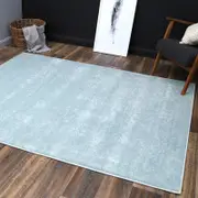 Brand Ventures Montana Teal Plush Rug