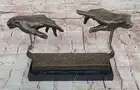 Modern Art Dali Two Hand Bronze Sculpture Home Decor Hot Cast Deco decor SALE