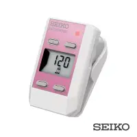 在飛比找博客來優惠-SEIKO DM51 夾式數位節拍器 可當時鐘 | 粉