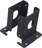 Ｂｅｓｇａ 2x Wood Fence Pergola Brackets Garden Powder Coated Support Outdoor Post Anchor Base Brackets Adjustable