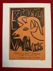 PABLO PICASSO,Exposition,Vallauris 1952 Plate-signed,Vintage, Poster Print 1964
