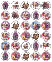 Ever After High Edible Cupcake Toppers - Wafer - Ever After High Cakes - 2 Sizes