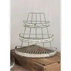 Small White Rustic Finish Thompson's Baked Goods Rack
