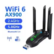 AX900 Wifi 6 USB Adapter Dual Band Antennas 2.4G 5G Wifi6 Network Card Bluetooth